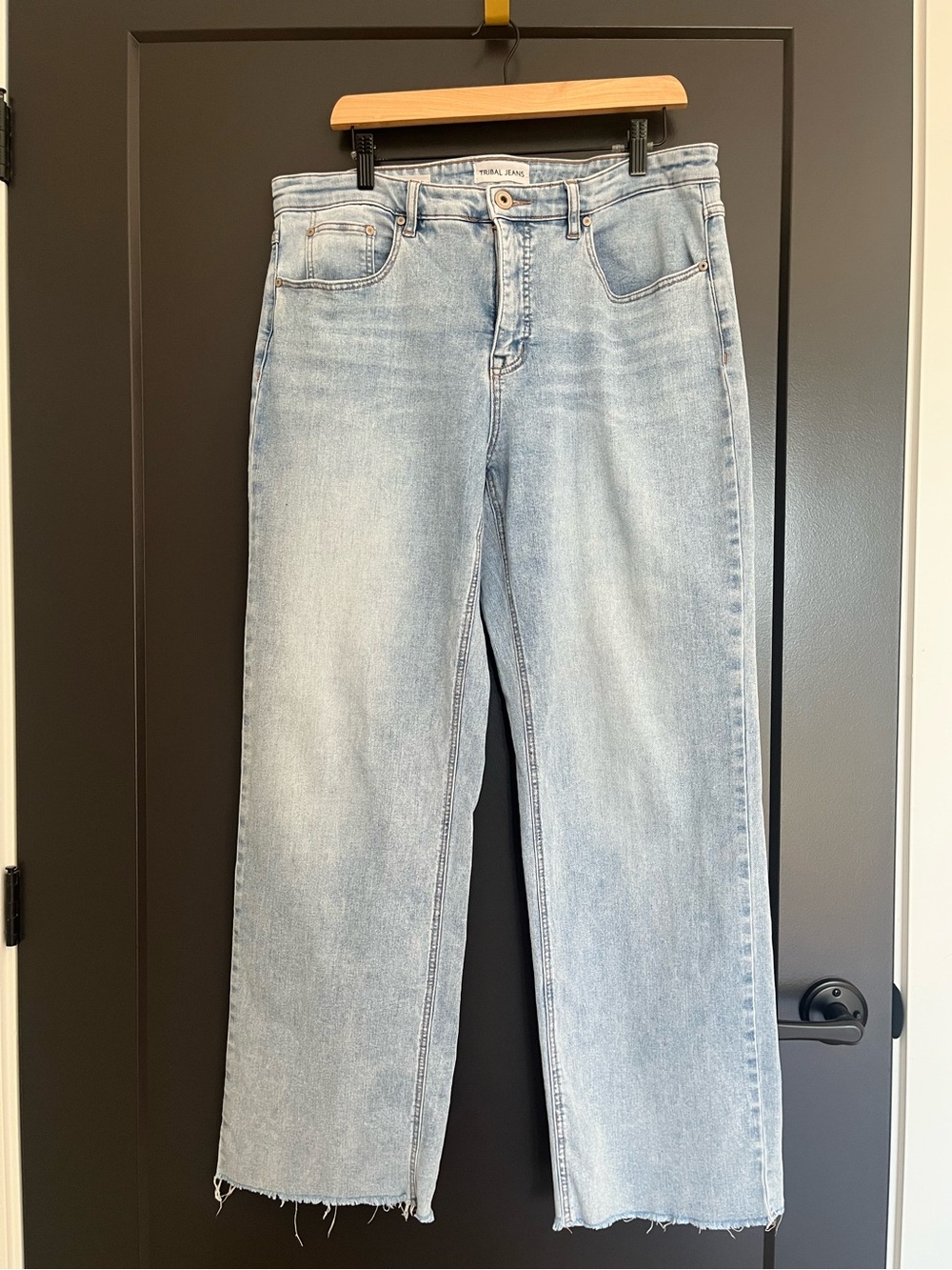 Tribal Audrey Mid Rise Wide Leg Jeans for Women